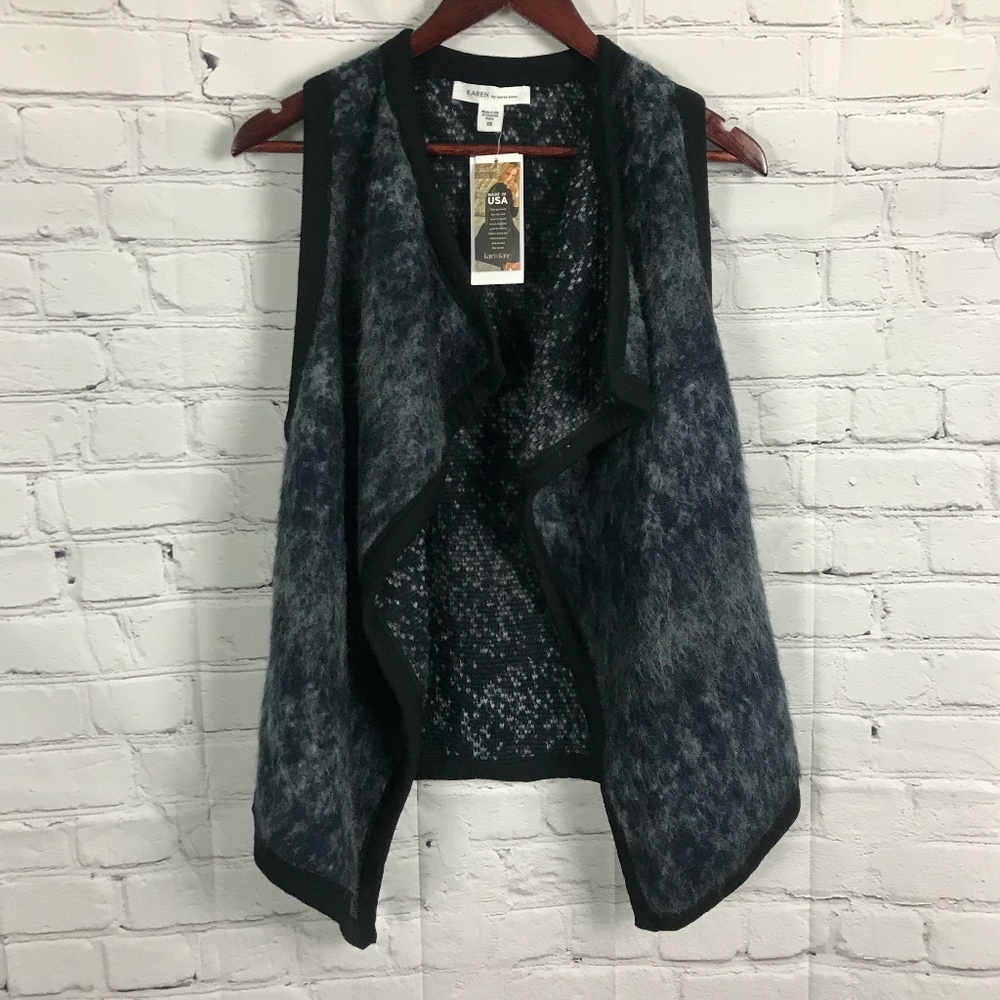 NWT KAREN by Karen Kane Reversible Sweater Vest